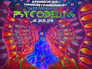 Psycodelias: exposición de arte psicodélico y fluorescente