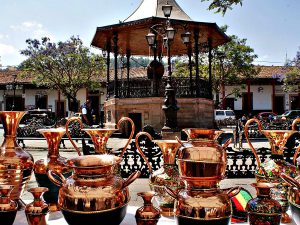 Feria Nacional del Cobre en el Pueblo Mágico de Santa Clara del Cobre