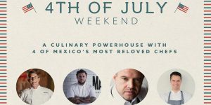 Celebra un fin de semana con cuatro grandes chefs en Playa del Carmen