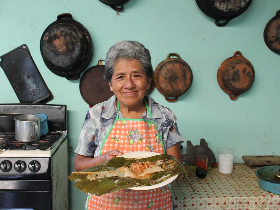 Tamal de picadillo y tamal de bocado, dos platillos de Misantla, Veracruz