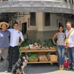 Alimentos de la chinampa en la Condesa