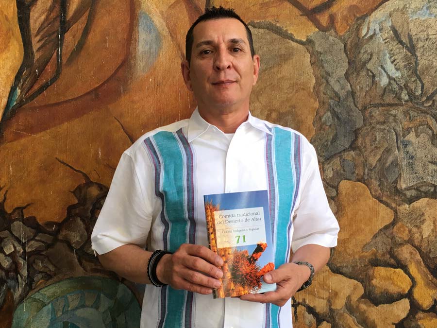 Guillermo Moraga, autor del libro Comida tradicional del Desierto de Altar Foto: Mariana Castillo