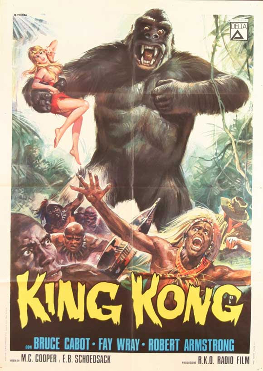 colección de objetos de King Kong