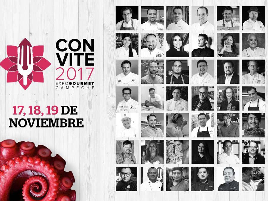 Convite Expo Gourmet, descubrir los sabores de Campeche