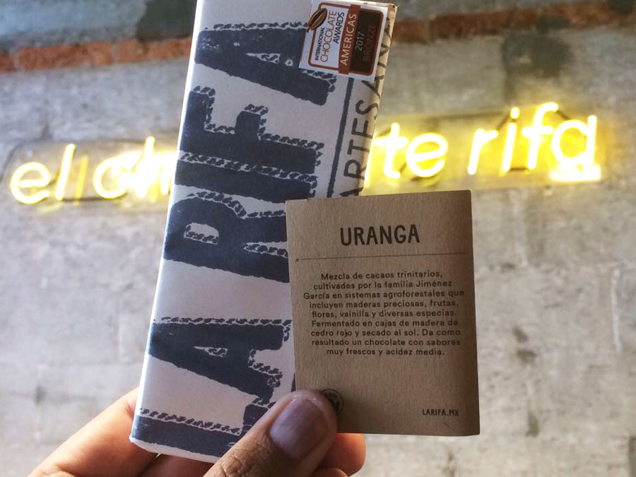 Barra de chocolate Uranga