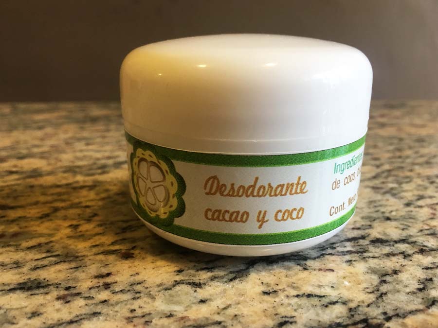 Desodorante de cacao con coco