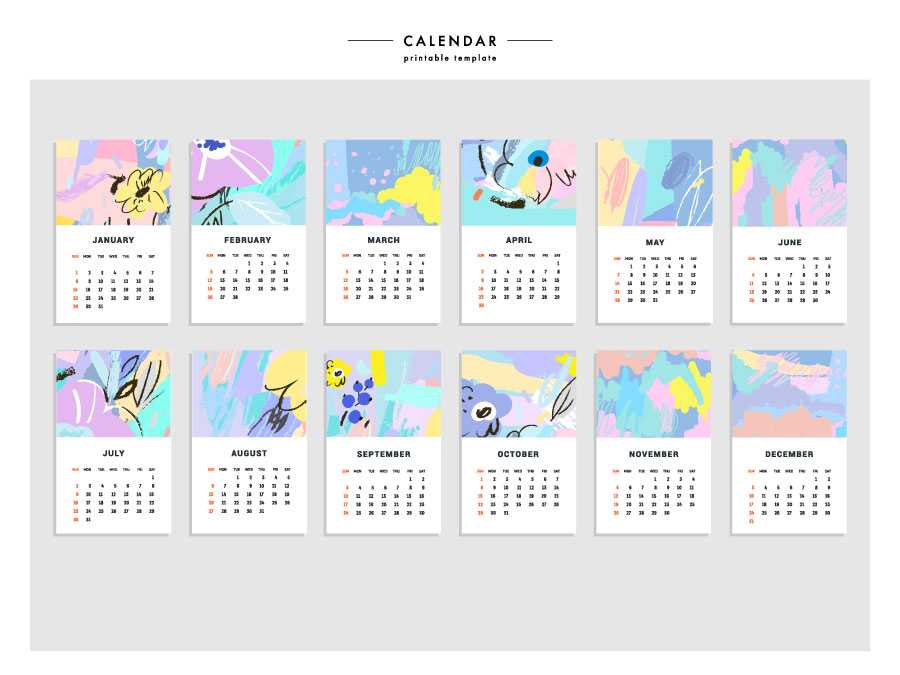 calendarios ilustrados 2018