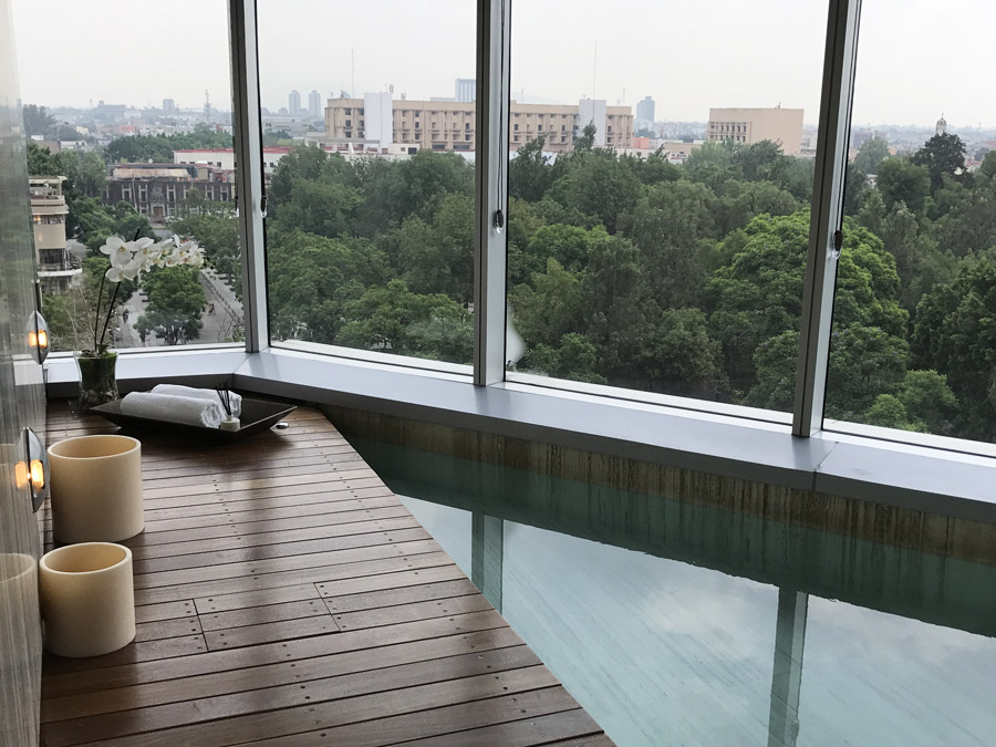 Jacuzzi en el Hotel Hilton Mexico City Alameda