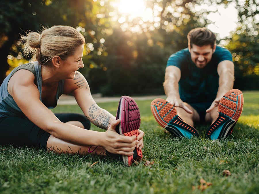 hacer ejercicio en pareja