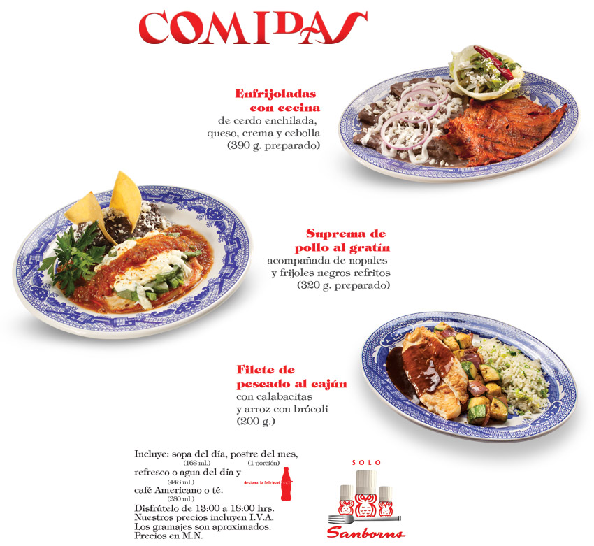 Comida zacatecana: Menú de comidas