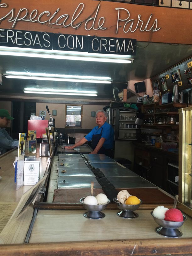 La Especial de París es otro espacio con los mejores helados mexicanos Foto: Mariana Castillo