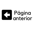 página anterior botón