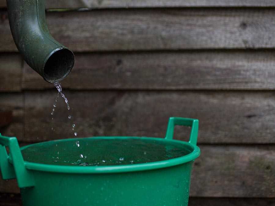 cómo captar agua de lluvia