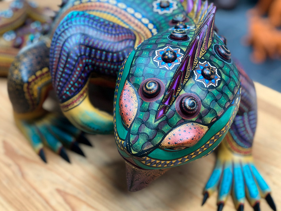 Los alebrijes que inspiraron Coco son de San Martín Tilcajete Foto: Mariana Castillo