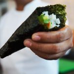 Comida japonesa en Holbox: la terraza del restaurante Mandarina