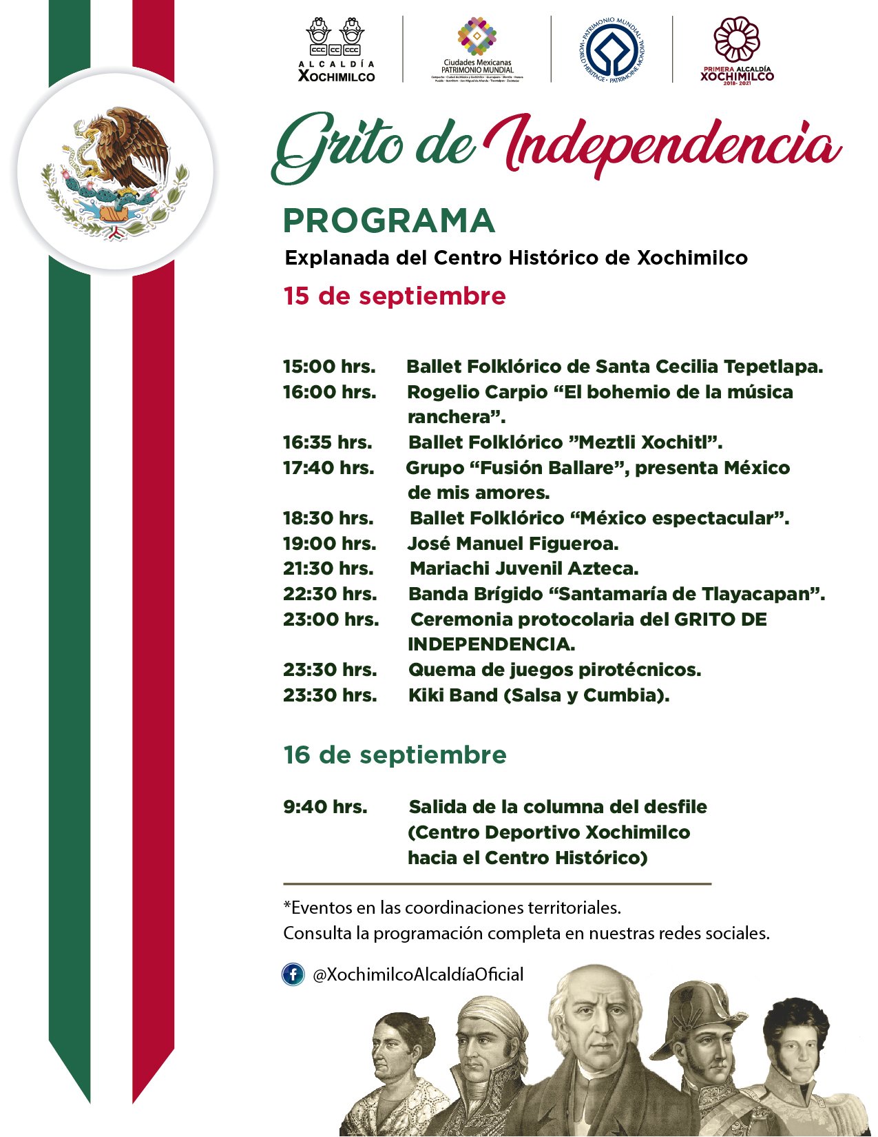 ¿Ya sabes dónde dar el grito de Independencia en la CDMX 2019?