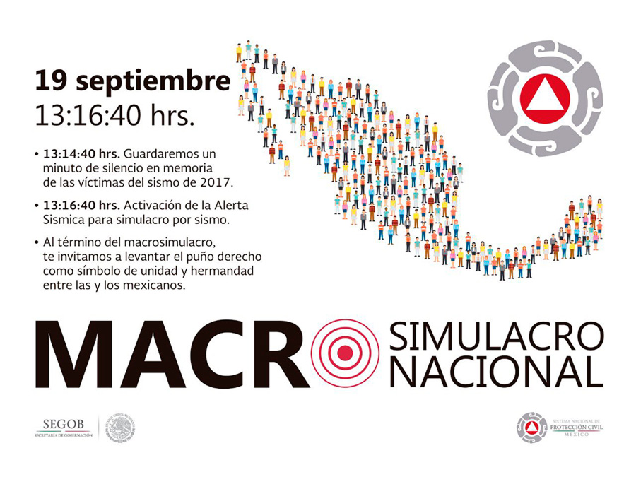 macrosimulacro 2018 servicio sismológico nacional