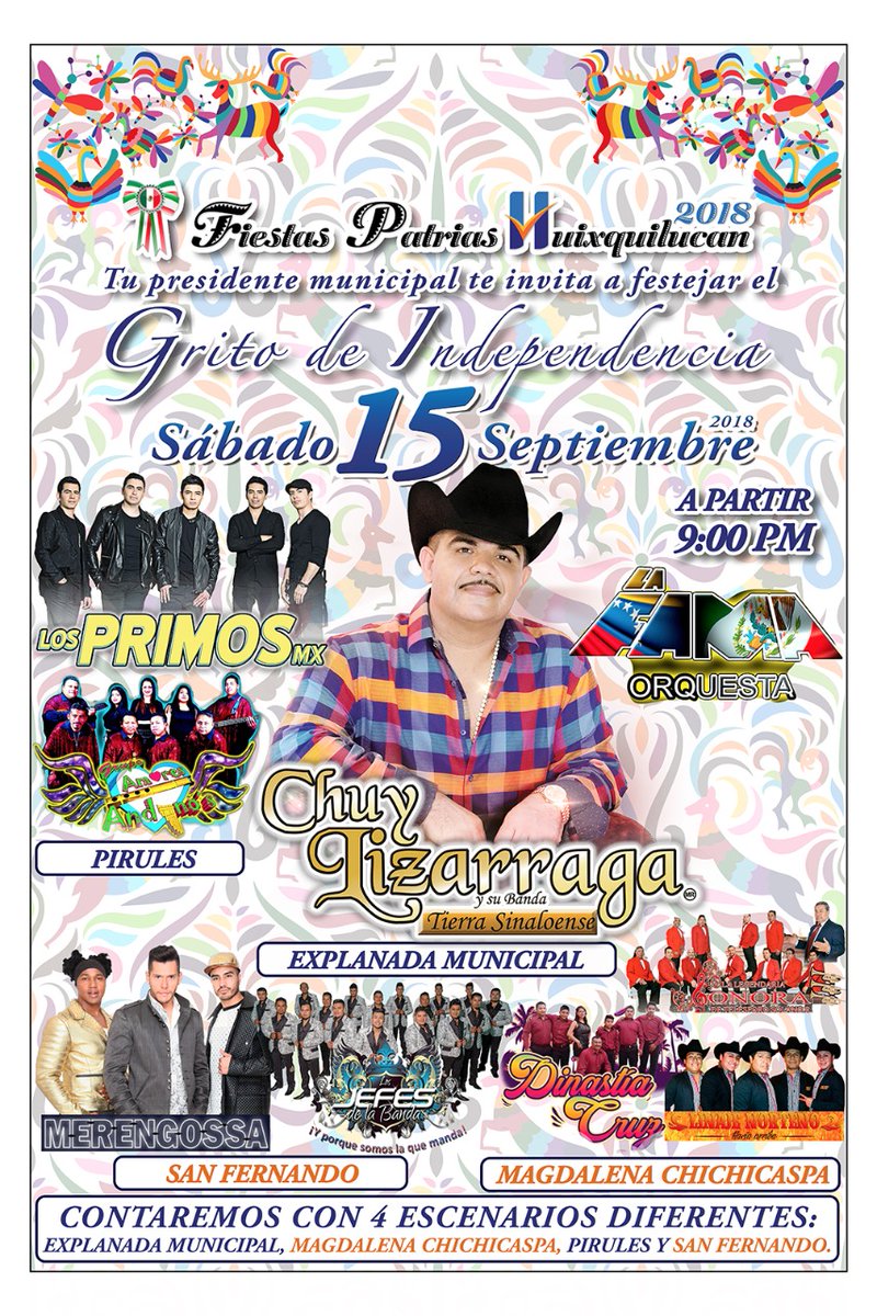 fiestas patrias en el estado de méxico: huixquilucan