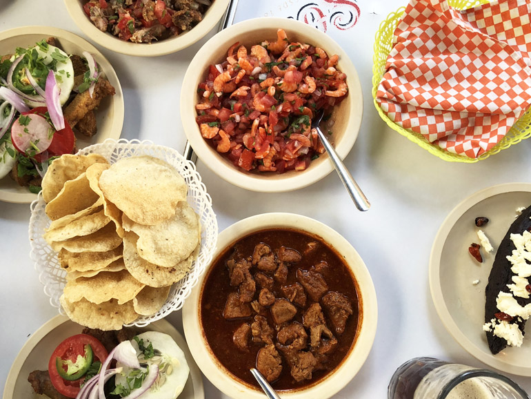 Los botaneros de Tuxtla Gutiérrez, comida chiapaneca popular