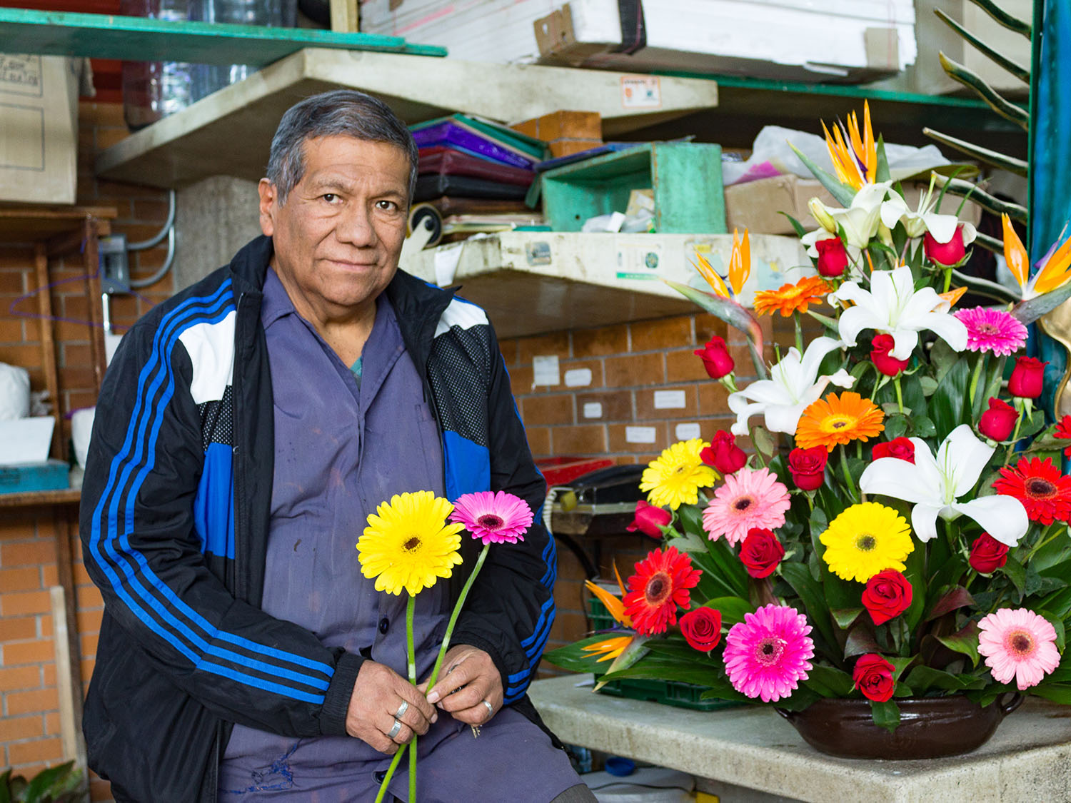 Don Miguel en el Palacio de las Flores