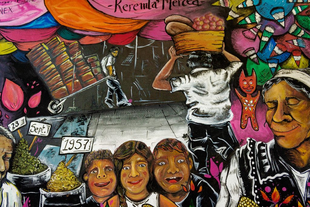 ¡Acá también hay arte! Los murales del Mercado de la Merced