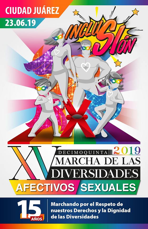 Carteles de las Marchas del Orgullo LGBTTTI en México 2019