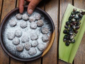 Galletas de maíz azul: un postre diferente