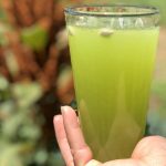 Agua de naranja con hoja de amaranto