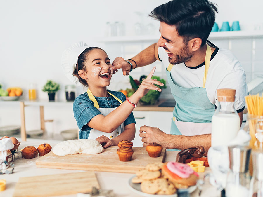 cocinar recetas en casa con niños