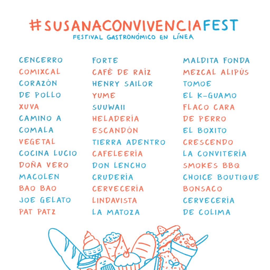 Susana Convivencia Fest: festival gastronómico en línea